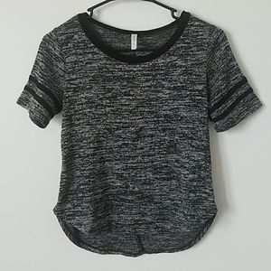 ♡ Gray and Black T-shirt ♡